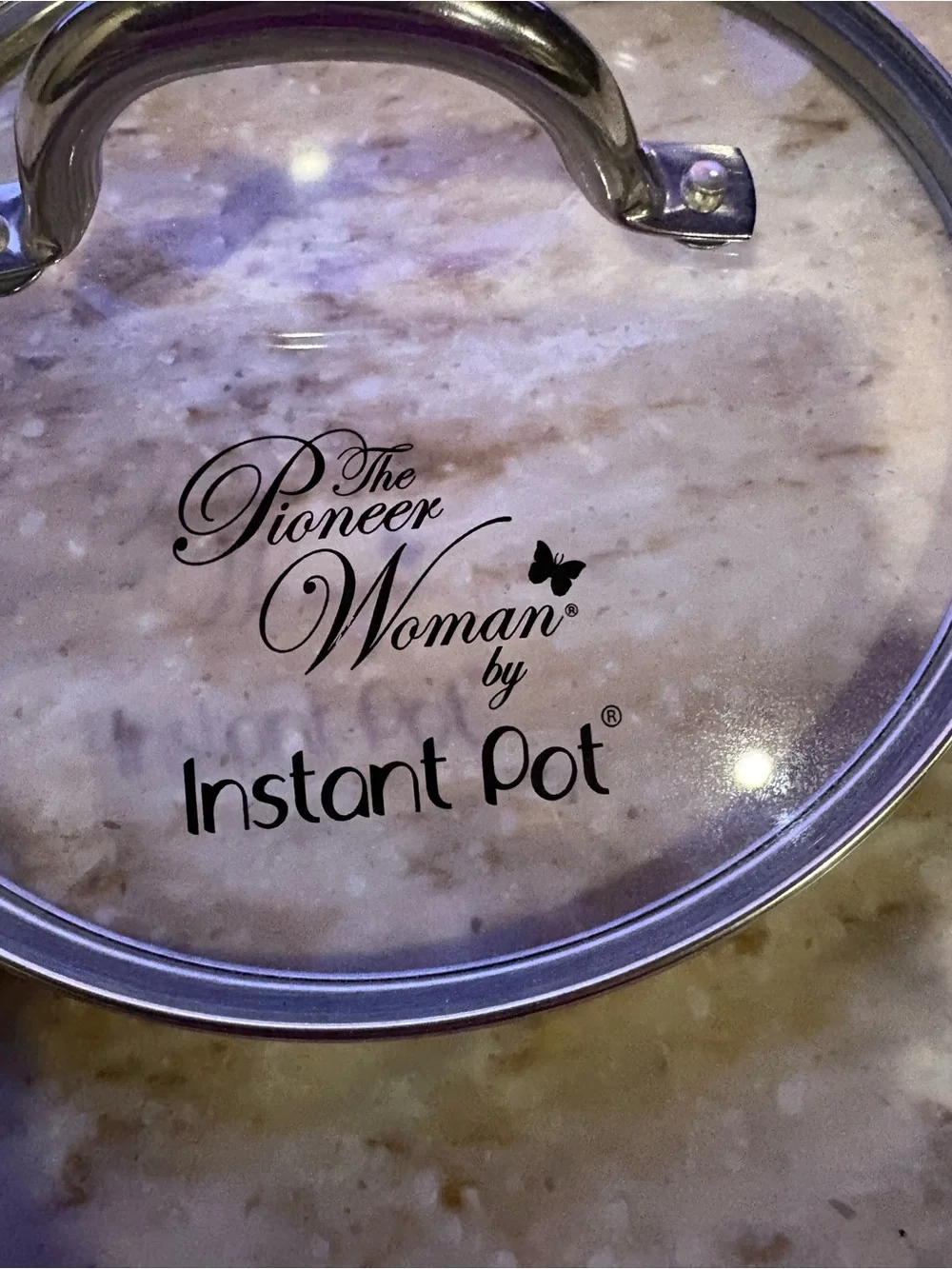 The Pioneer Woman Instant Pot Glass Lid - Clear with Silver Handle